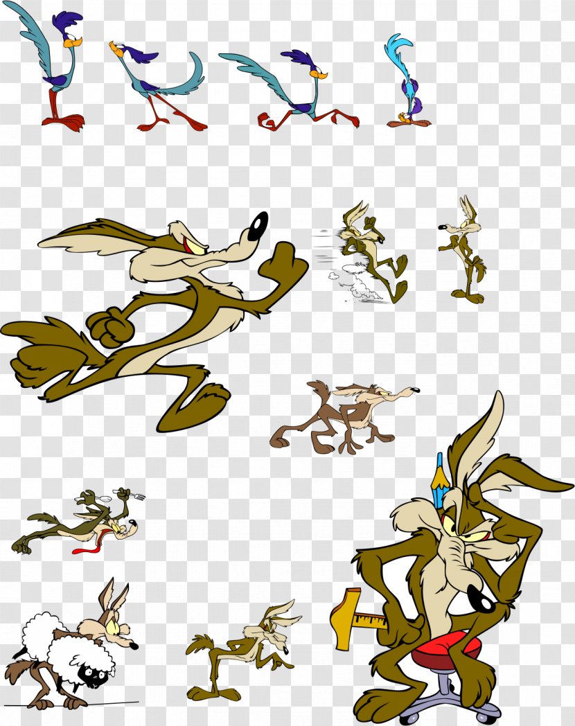 Plymouth Road Runner Wile E. Coyote And The Cartoon Looney Tunes Drawing - Animation Transparent PNG