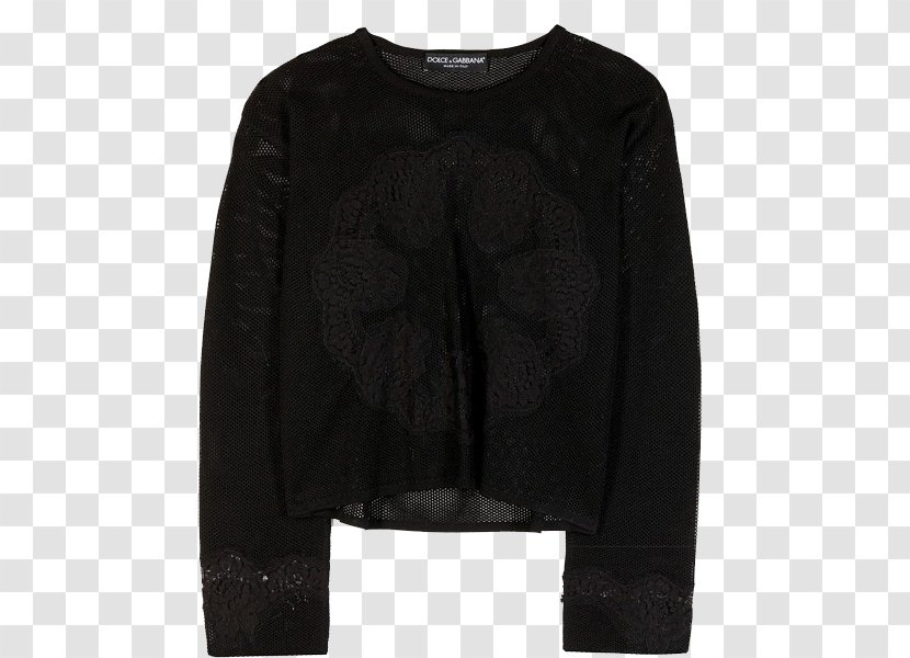 Top Jacket Outerwear Sweater Clothing - Black - Noble Lace Transparent PNG