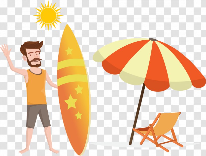 Beach - Video - Surfboard Transparent PNG