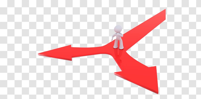 Decision-making Blog Clip Art - Flap - Red Arrow Bifurcation Transparent PNG