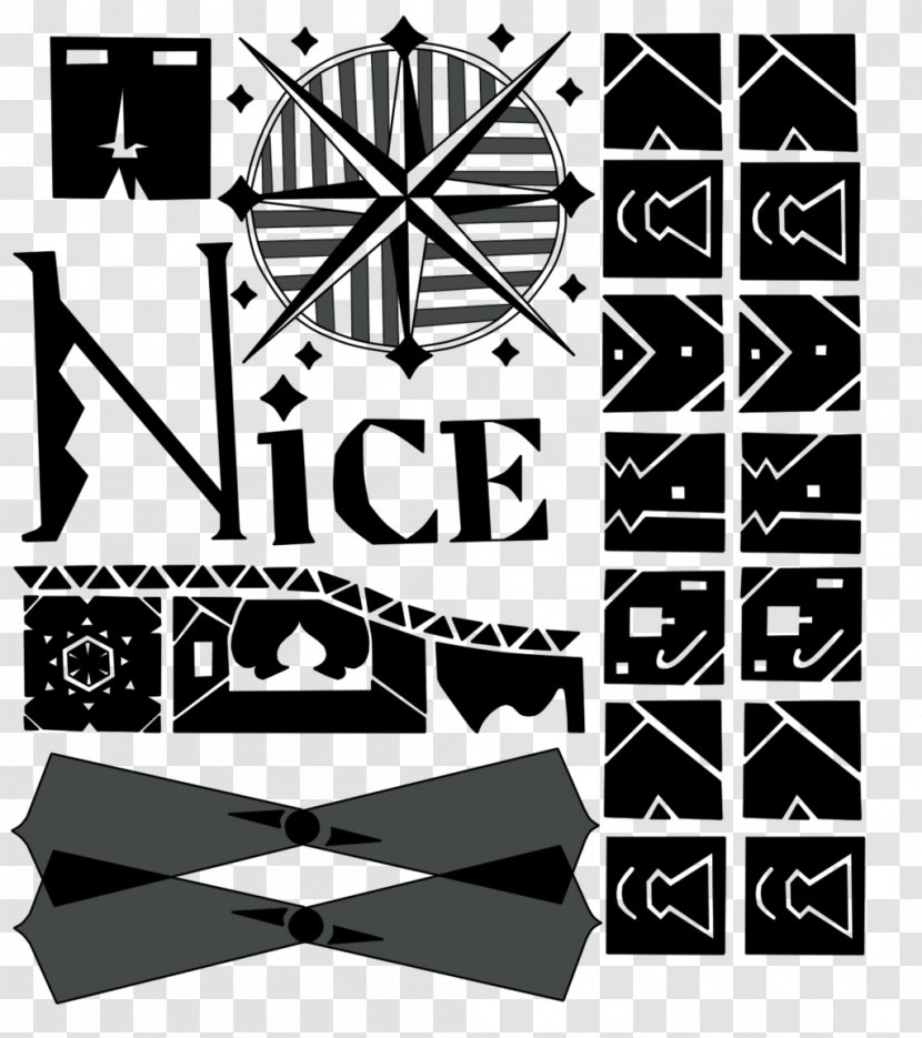 North Bunnymund Tattoo Jack Frost - Monochrome - Saint Nicholas Transparent PNG