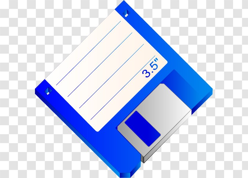 Floppy Disk Storage Clip Art - Rectangle - Hard Transparent PNG