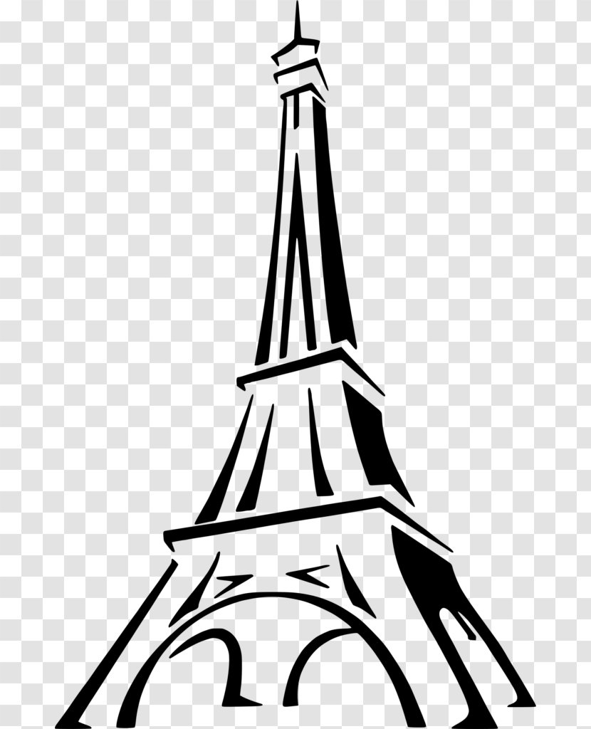 Eiffel Tower Drawing Line Art Sketch Transparent PNG
