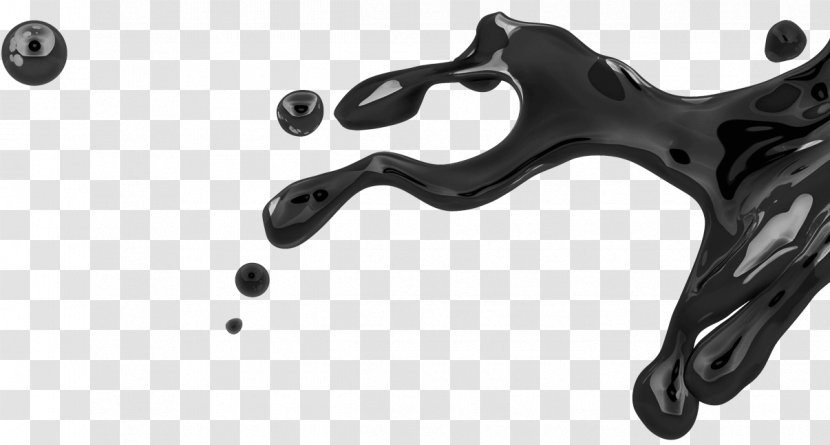 Stock Photography Liquid Ink Splash - Black - Nafta Transparent PNG