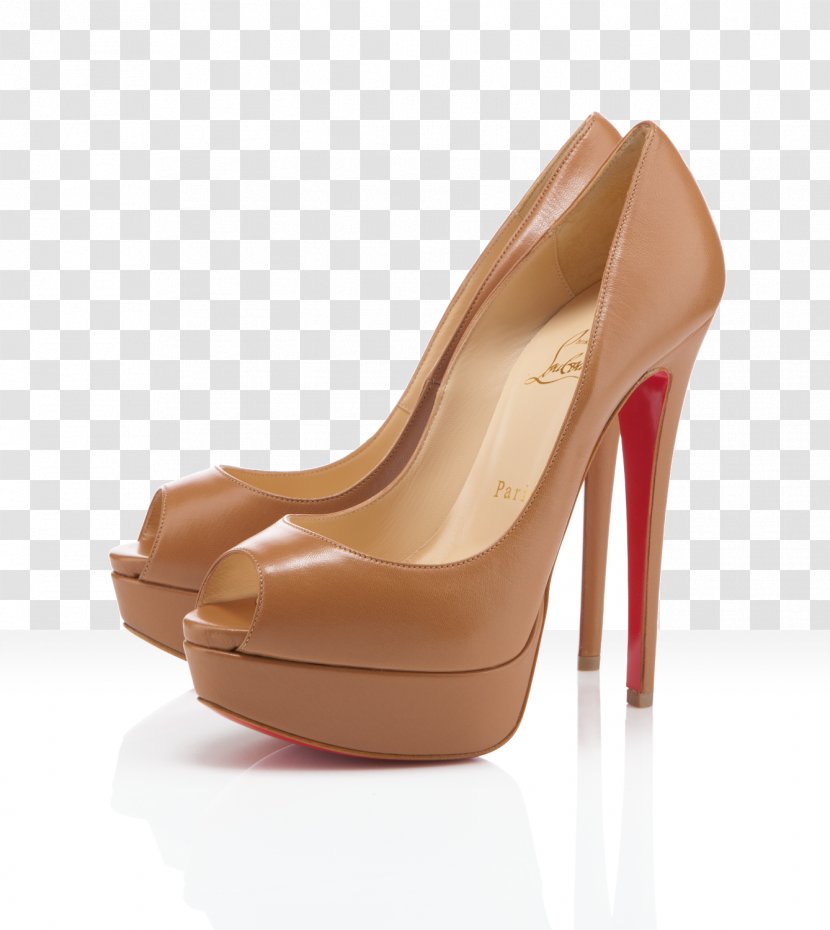 Peep-toe Shoe Court High-heeled Slingback - Louboutin Transparent PNG