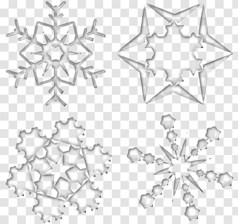 Snowflake Clip Art - White - Snowflakes Transparent PNG
