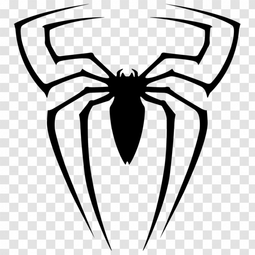 Spider-Man Venom Logo Superhero Clip Art - Silhouette - Cliparts Transparent Transparent PNG
