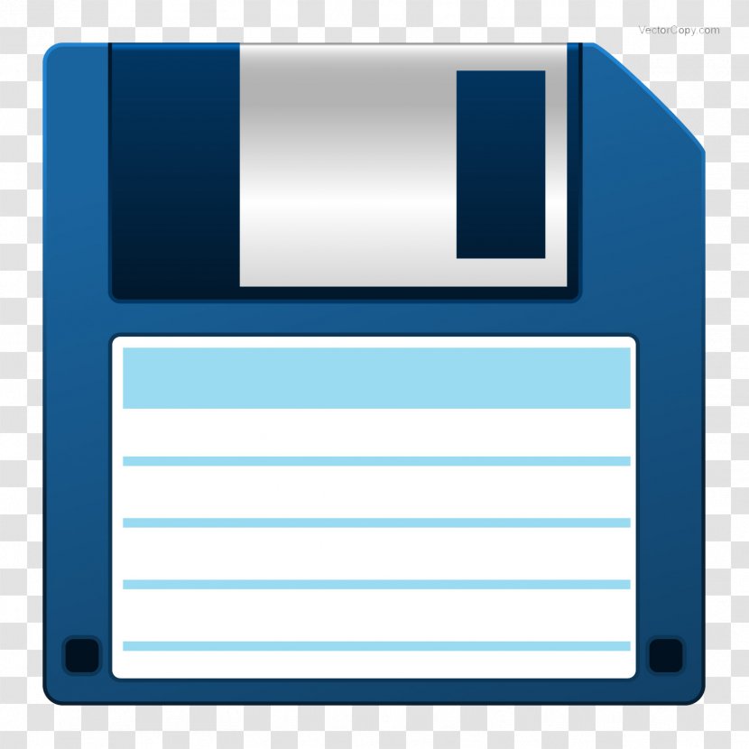 Floppy Disk Storage Personal Computer - Technology - Save Button Transparent PNG