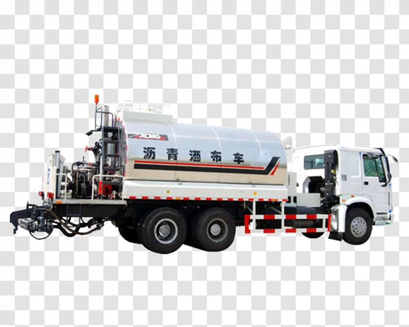 Commercial Vehicle Machine Truck Asphalt Concrete - Trailer Transparent PNG