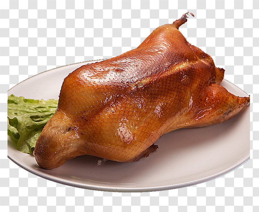 Roast Chicken Peking Duck Goose Barbecue - Turkey Meat - Whole Transparent PNG