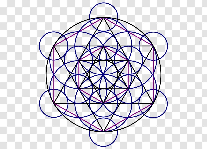 Sacred Geometry Overlapping Circles Grid Decal Merkabah Mysticism - Mandala - Chakra Transparent PNG