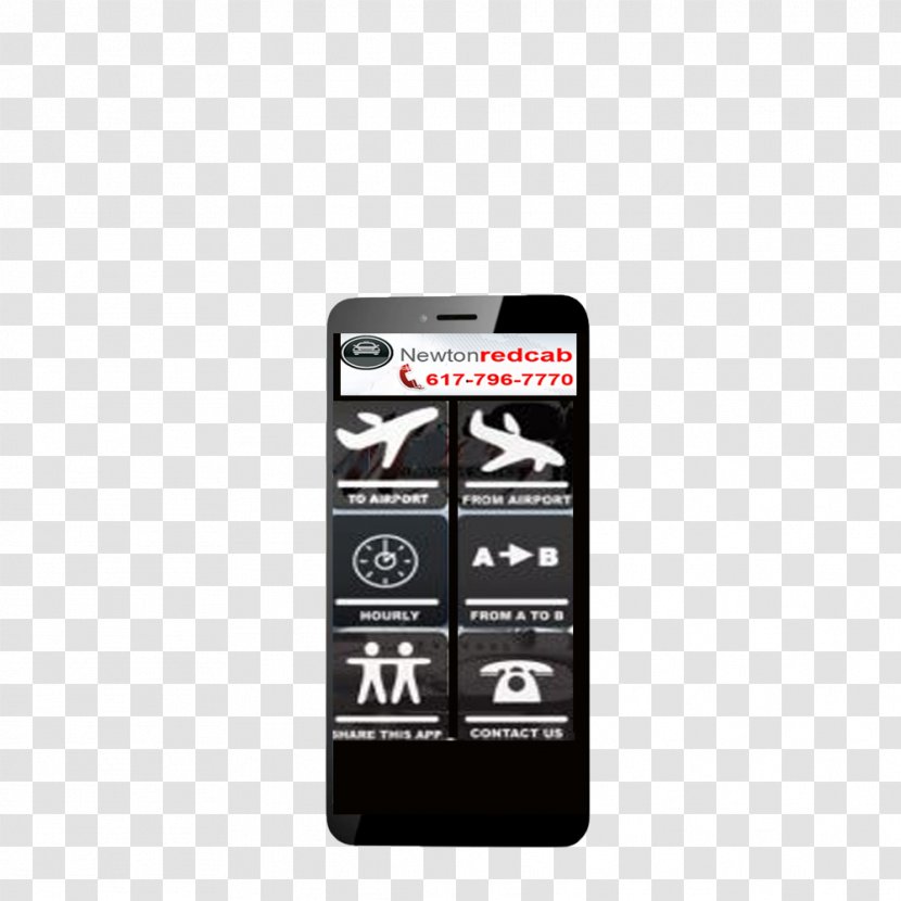 Smartphone Taxi Newton Airport Bus IPhone - Area Code 617 - App Transparent PNG