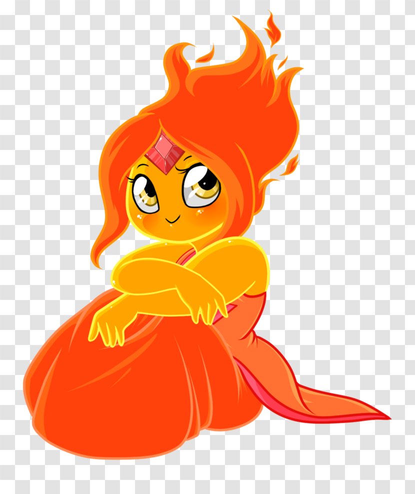Flame Princess Fan Art - Mythical Creature - Adventure Time Transparent PNG