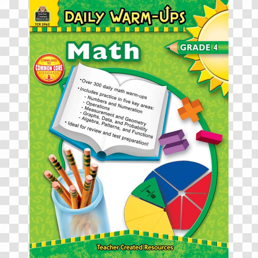 Daily Warm-Ups: Reading, Grade 4 Problem Solving Math Mathematics Teacher Number - Education Transparent PNG