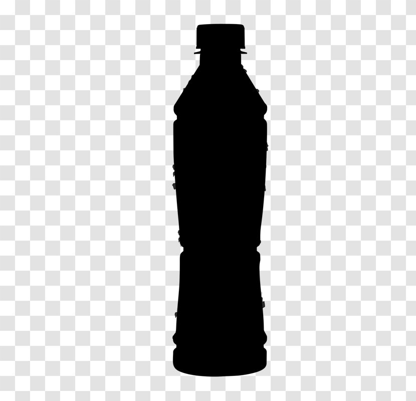 Water Bottles Wine Glass Bottle Shoulder - Black Transparent PNG