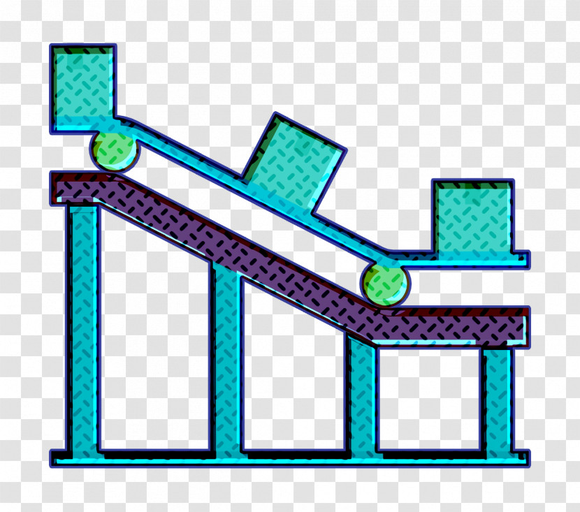 Conveyor Icon Industry Icon Transparent PNG