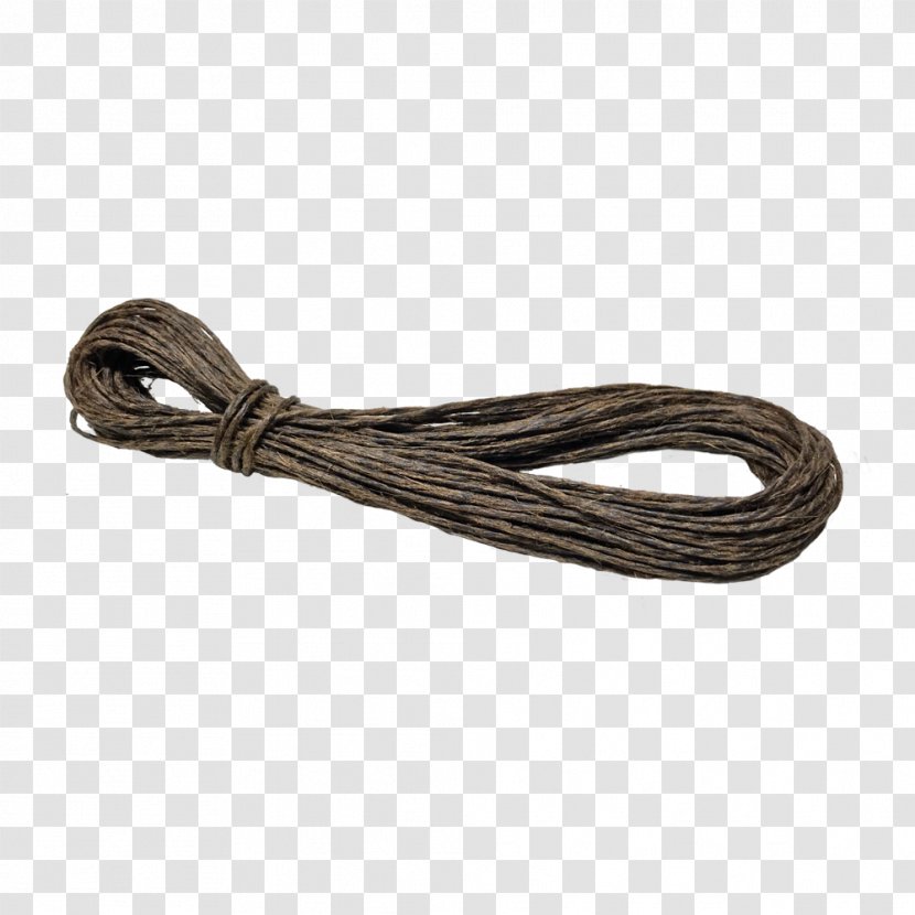 Wire Rope Twine Flax Pine Tar - Hardware Accessory Transparent PNG