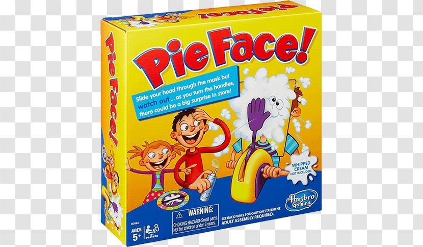 Hasbro Pie Face! Board Game Party - Play - Gaming Transparent PNG
