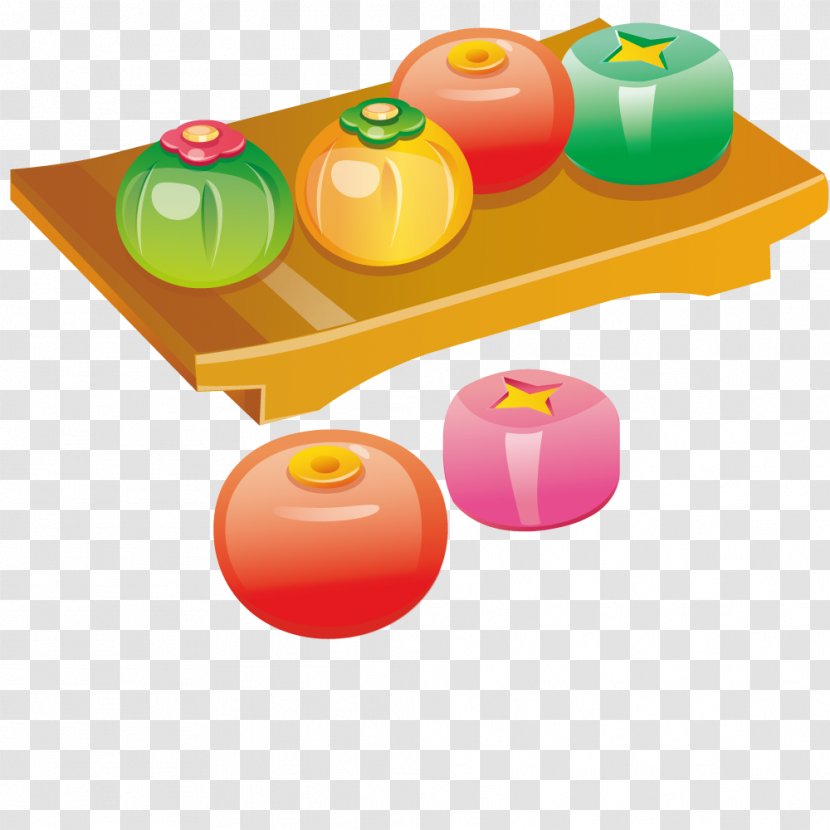 Japanese Cuisine Sushi Food Icon - Table - Vector Fruit Plate Transparent PNG