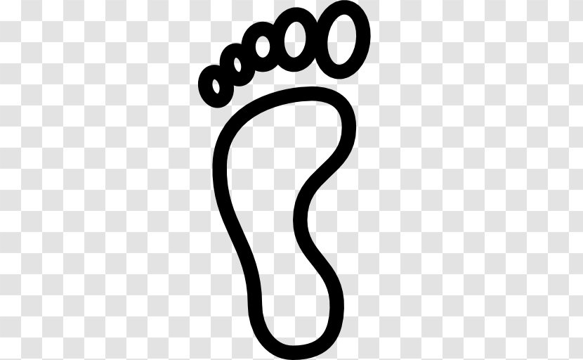 Ecological Footprint Clip Art - Black And White Transparent PNG