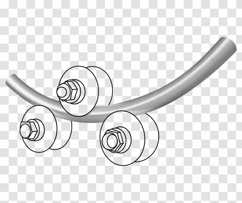 Steel Pipe Bending Machine Profile Hydraulics - White Transparent PNG