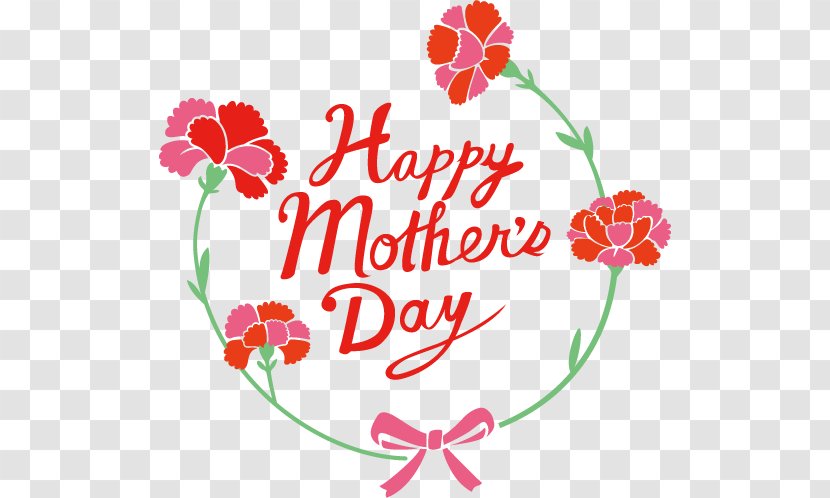 HAPPY MOTHERS DAY With Flowers. - Flowering Plant - Artwork Transparent PNG