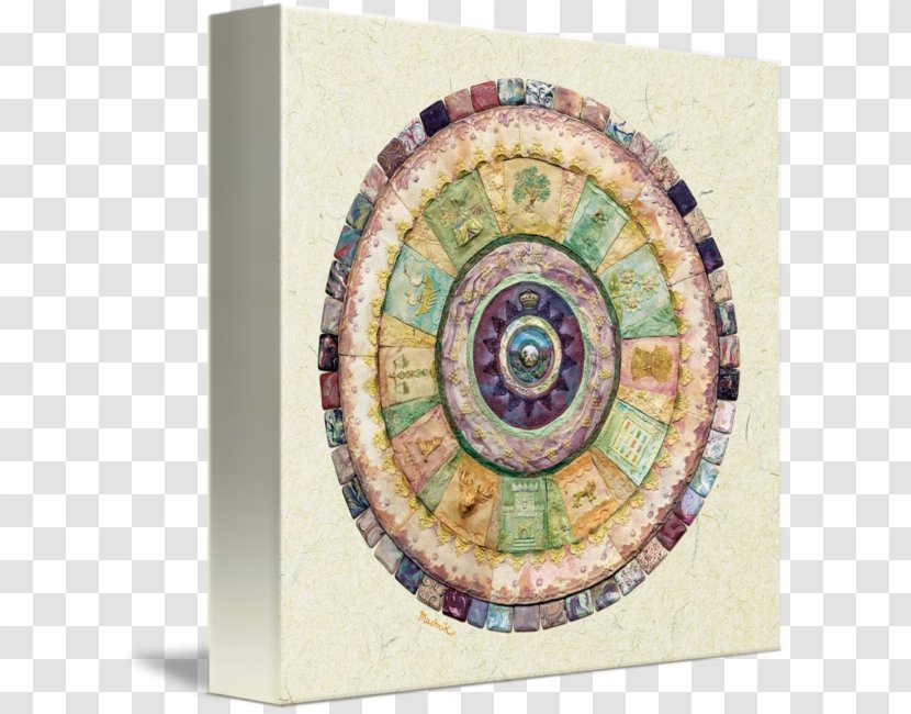 Artist Work Of Art Gallery Wrap Printmaking - World Mosaic Transparent PNG