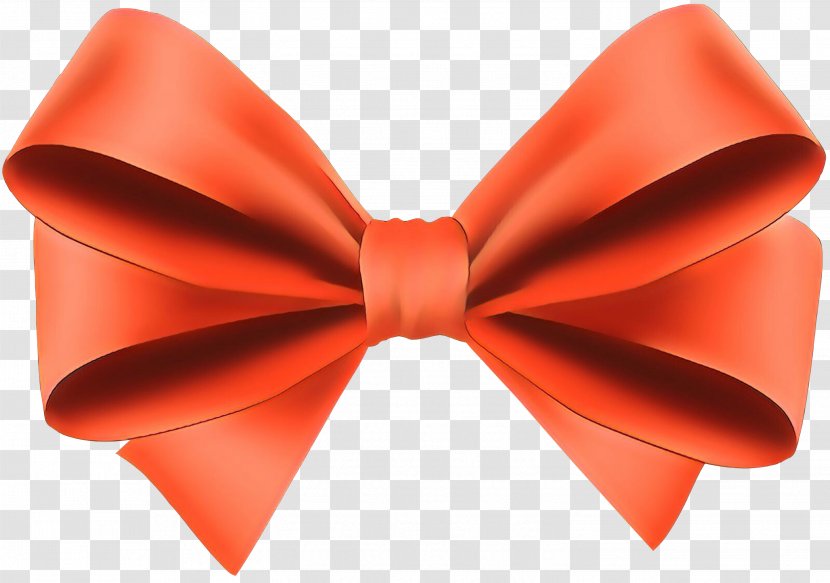 Red Background Ribbon - Textile Bow Tie Transparent PNG