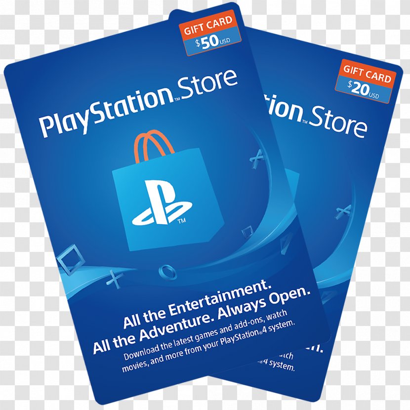PlayStation 4 Network Card Gift - Supermarket Cards Transparent PNG