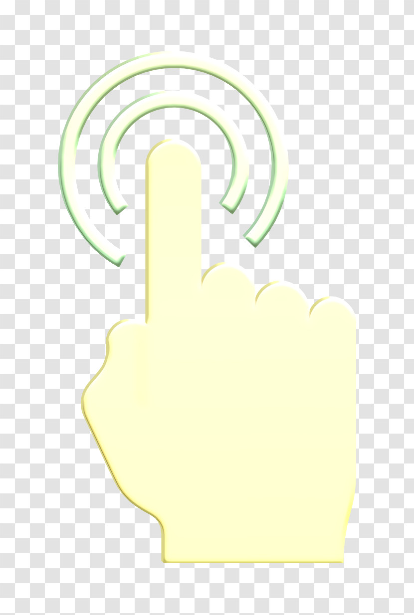 Tap Icon Finger Icon Hands And Gestures Icon Transparent PNG