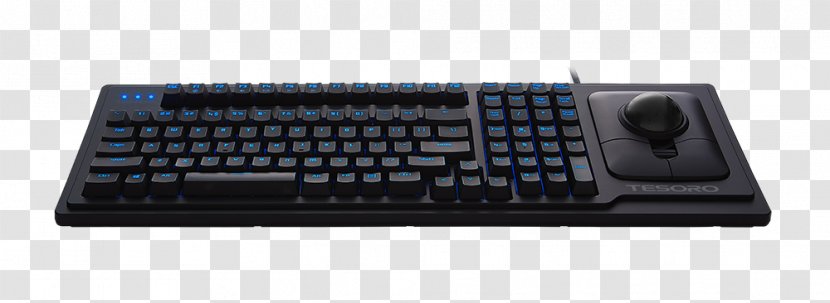 Computer Keyboard Numeric Keypads Mouse Space Bar Trackball - Touchpad - Youtube Gaming Headset Blue Transparent PNG