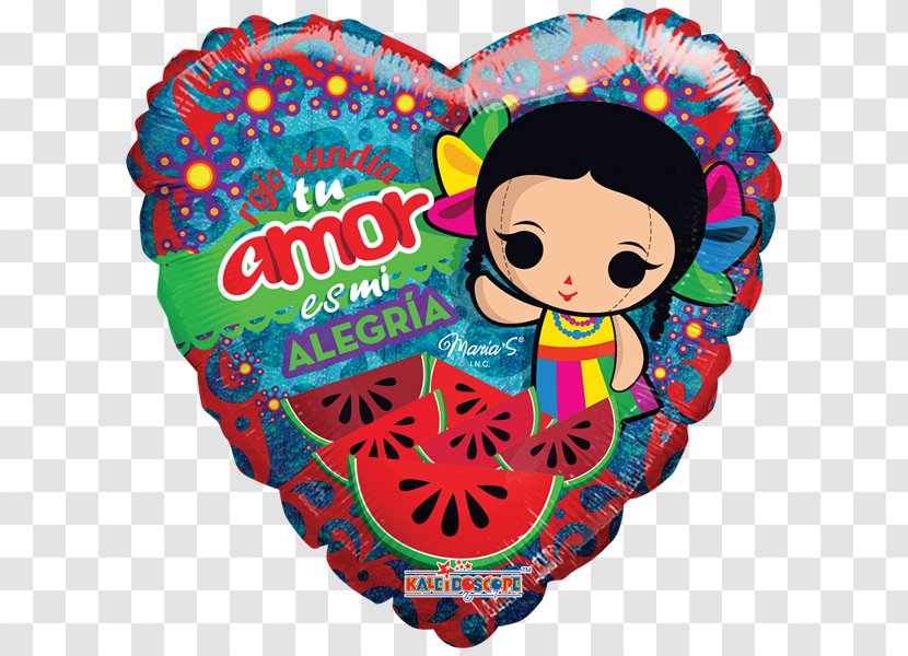 Toy Balloon Love María's I.N.C Doll - Friendship - Frida Kalo Transparent PNG