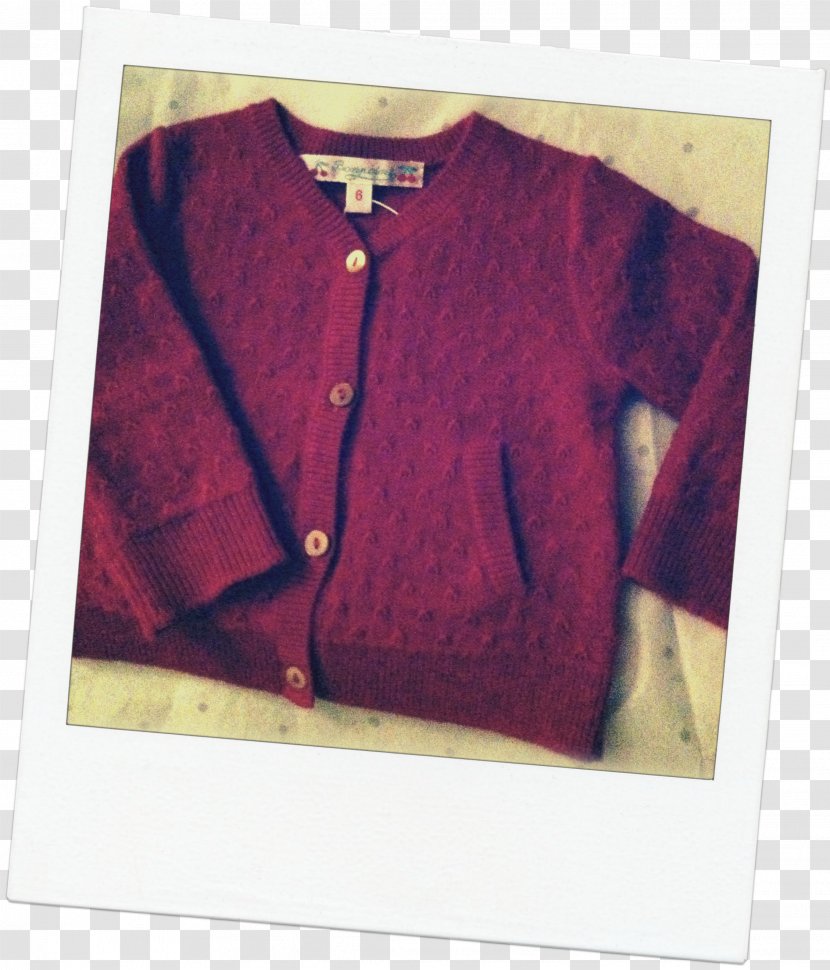 Cardigan T-shirt Maroon - Top Transparent PNG