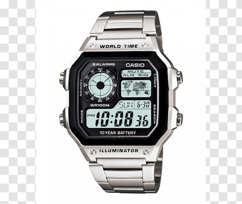 Illuminator Casio G-Shock Watch Strap - World Clock - Watchhd Transparent PNG