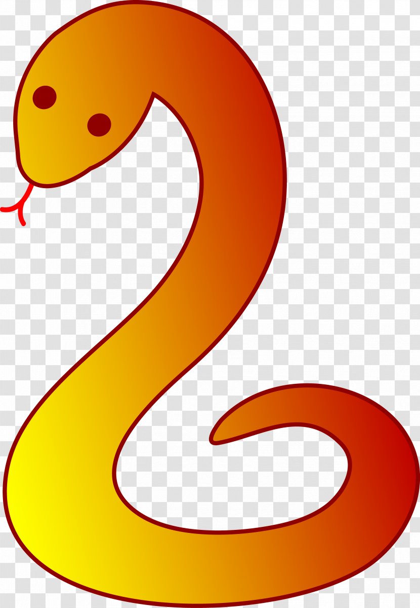 Snake Cuteness Cartoon Clip Art - Red Rattlesnake Cliparts Transparent PNG