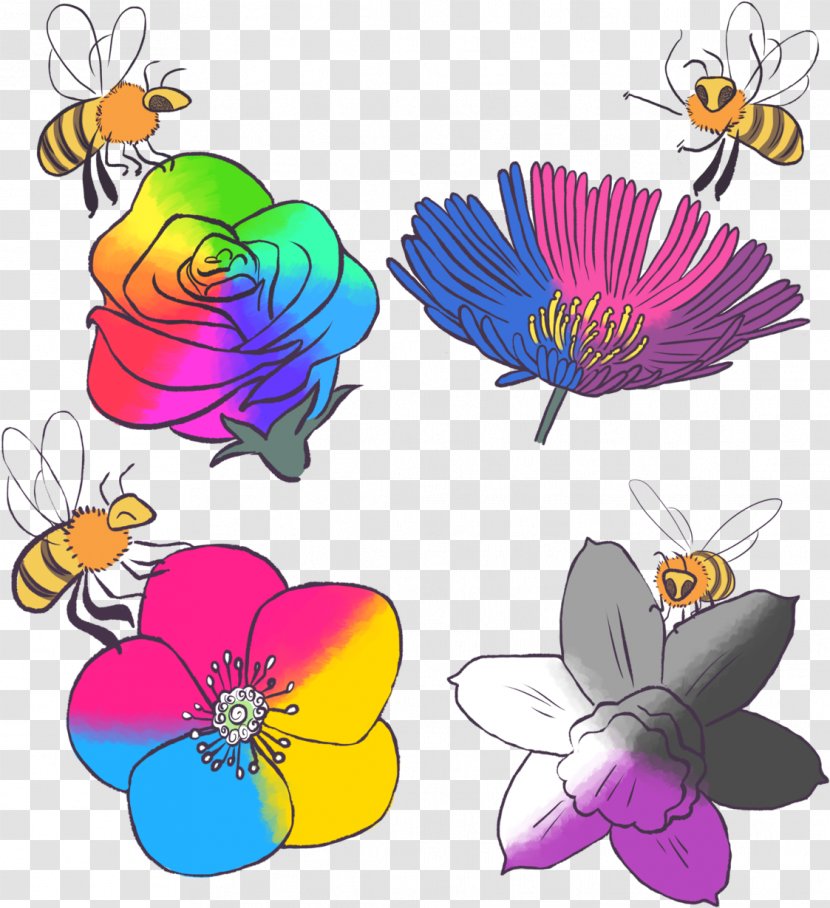 Animal Heart - Cartoon - Moths And Butterflies Flower Transparent PNG