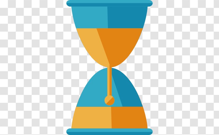 Hourglass Icon - A Blue Transparent PNG