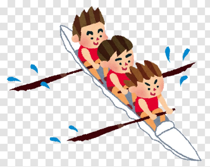 Rowing Club Boat クラブ活動 - Cartoon Transparent PNG