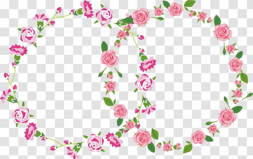 Mother's Day - Pink - Flowers Ring Photos Transparent PNG