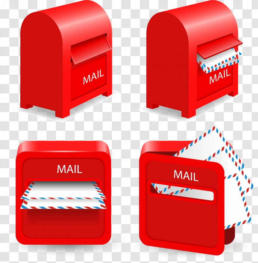 Post Box Email Letter Download - Red Number 11 Transparent PNG