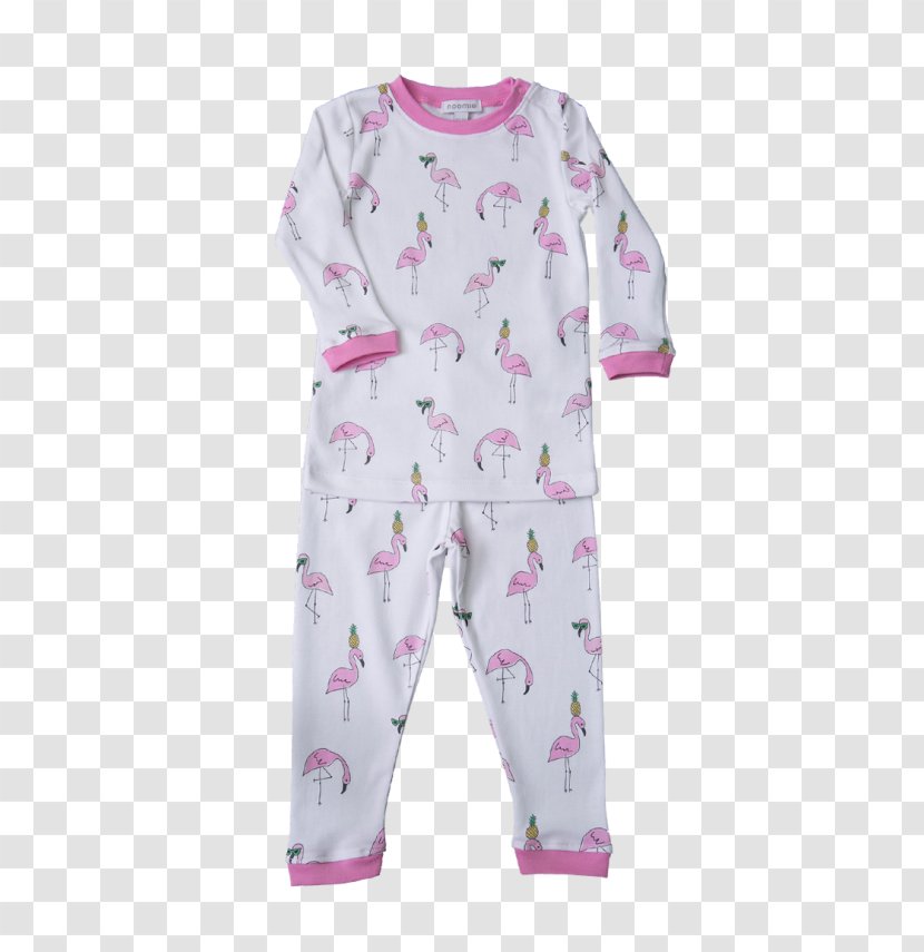 Nightwear Clothing Pajamas Sleeve Baby & Toddler One-Pieces - Silhouette - Flamingo Transparent PNG