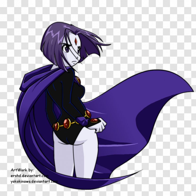 Raven Starfire Cyborg Robin Wally West - Watercolor Transparent PNG