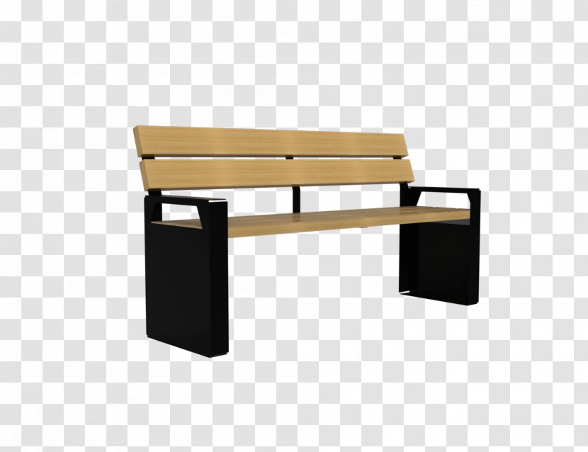 Rectangle Garden Furniture Bench - Park Transparent PNG