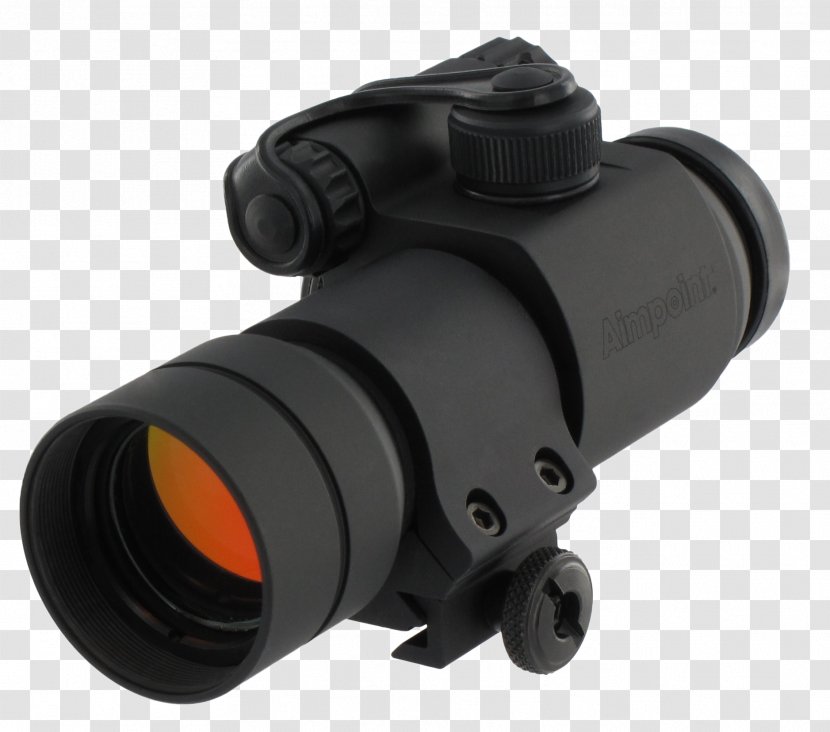 Aimpoint AB Red Dot Sight CompM4 CompM2 Reflector - Silhouette - Sights Transparent PNG
