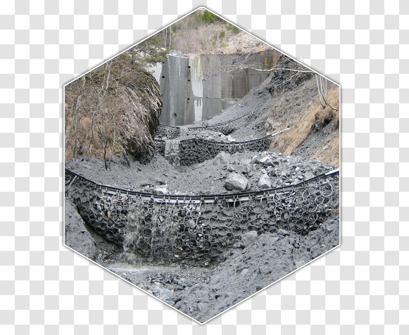 Concrete Debris Flow Waterproofing Protection Fence Transparent PNG