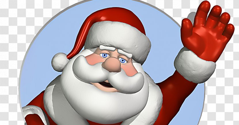 Santa Claus Christmas Saint Nicholas Day Reindeer Gift - Muerte Transparent PNG