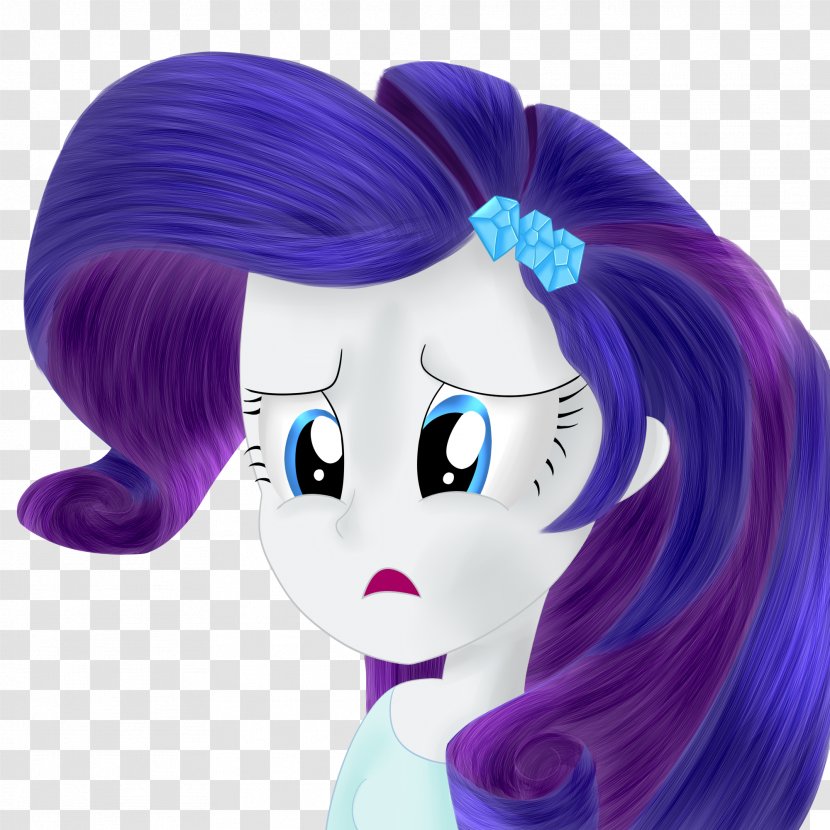 Rarity My Little Pony: Equestria Girls Purple Drawing - Pony - Unicorn Face Transparent PNG