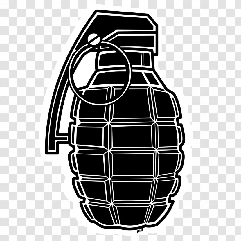 Grenade Firearm - Cartoon - Hand Image Transparent PNG