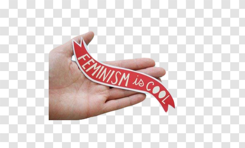 Feminism Gender Equality Woman Womens Rights - Cartoon - Women's Red Ribbon Photo Transparent PNG