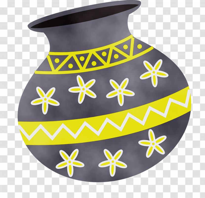 Yellow Vase Transparent PNG